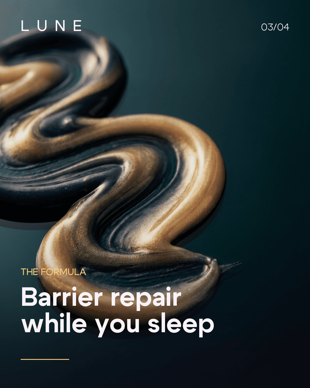 LUNE night-skincare carousel, slide 3 of 4